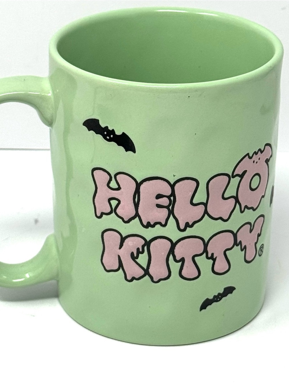 Sanrio Green Ceramic Hello Kitty Zombie Halloween Mug - Picture 3 of 5